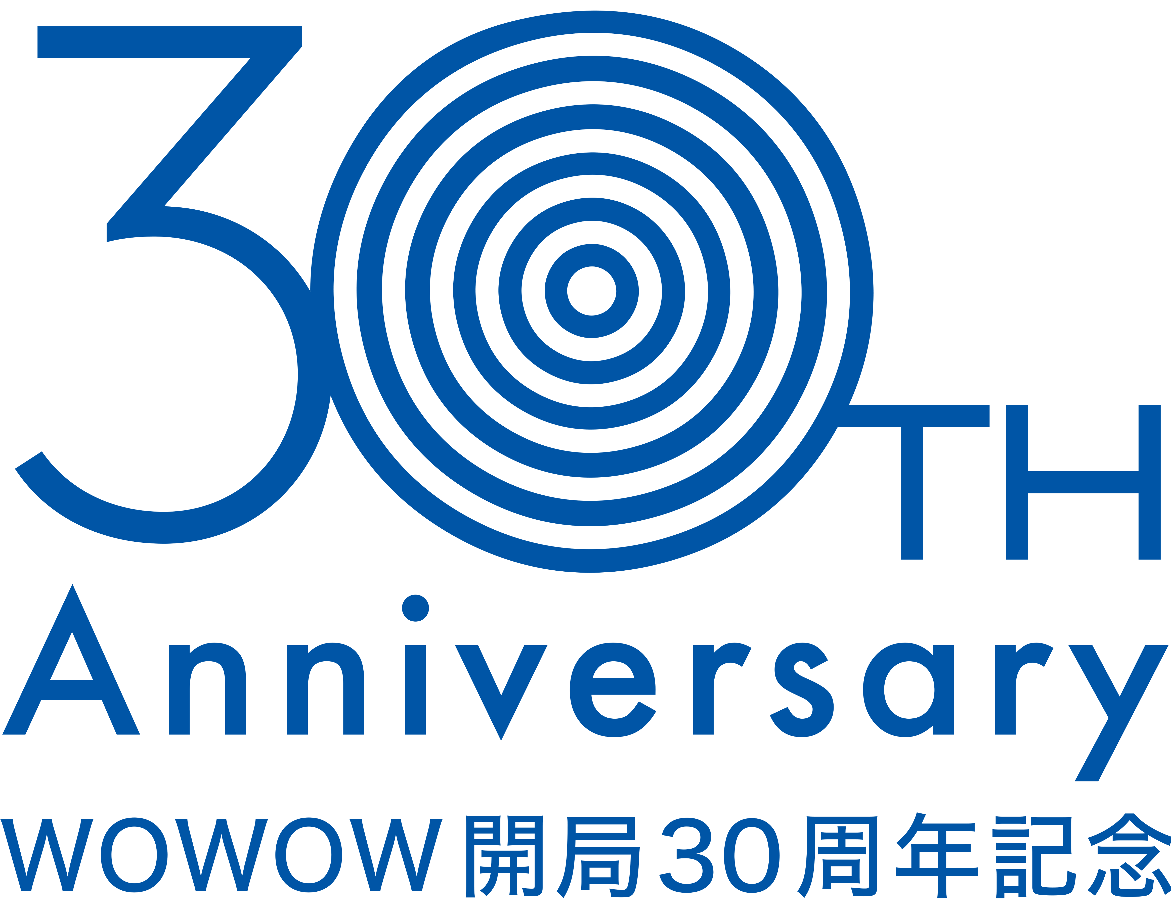30th Anniversary Wowow開局30周年 Wowowオンライン
